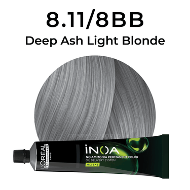 L'OREAL - INOA_iNOA 8.11/8BB Deep Ash Light Blonde_Cosmetic World